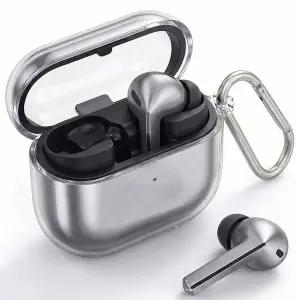 [르메이어]갤럭시 버즈 변색방지 투명 TPU 케이스 키링 세트 2 3 프로 FE 라이브