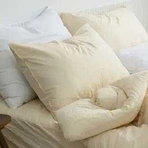 베개세상 해피니 별매 샤이니 커버 베이지 솜 수 베개 순면 (WFKALQR)