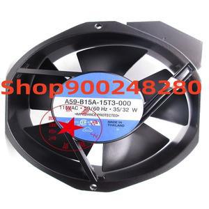 미국 한 장비 팬 원본 A59-B15A-15T3-000 AC115V 172x150x38mm