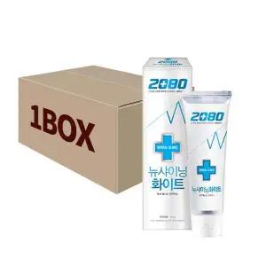 2080 뉴샤이닝 화이트 치약 120g 36개