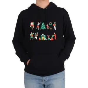 기모후드티 크리스마스 성탄절 가족행복 선물그림 다양한 색상 사이즈 (WFKB31O)