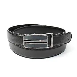 소가죽 벨트 자동버클 블랙 S 심플 남성