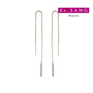 [이상주얼리]14k 로크 드롭귀걸이 14k귀걸이