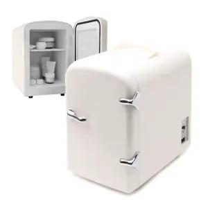 [모두모아]화장품 냉장고 캠핑 휴대용 차량용 레트로 미니 4L 소형냉장고 미니냉장고 화장품냉장고 휴대용