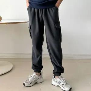 건빵주머니 스웨이드 남성방한바지 남자작업복 남자밴딩 남자배기 작업바지