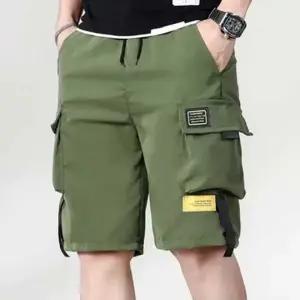 남성 스트릿 여행 반바지 남성반바지 캠핑 등산 캐주얼 낚시 카고 밴딩