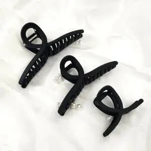 중형 대형 특대형 헤어집게핀 3종세트