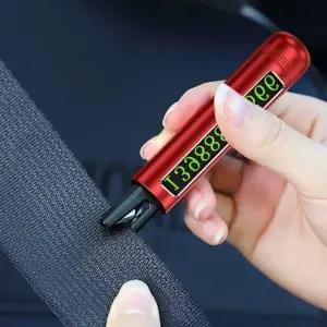 차량용 비상망치 안전 망치 탈출 주차번호판 (WFKAUM4)