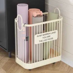 폼롤러정리함 수납함 이동식 거치대 요가매트 보니 다용도