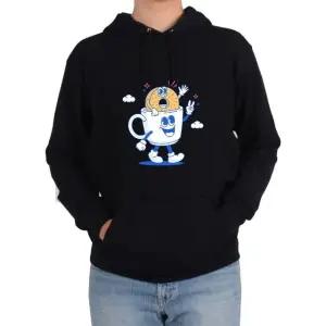 기모후드티 커피와 도너츠 COFFEE DONUT 나의 친구그림 다양한 색상 사이즈 (WFKB3J6)