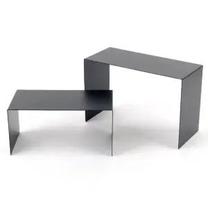 블랙 스틸 대형 진열대 철제 소품 정리대 실내 인테리어 (WFKAX7A)