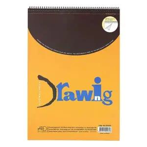 아트앤디자인 드로잉스케치북 D5205 5절 20매/200g 미술용품 개(1개입)