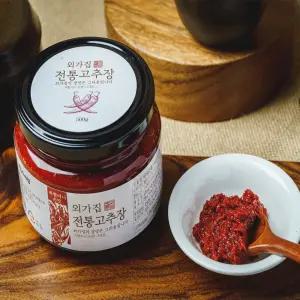 외가집 전통 고추장 500g 국내산 100% 한식 수제 집 시골 찹쌀 콩 메주가루 태양초고추 건강한 맛있는 고추장담그는법 재래식