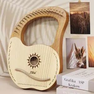 [하프클럽/]마호가니 19음계 리라 관현악 기악 악기 음악 연주용 수제