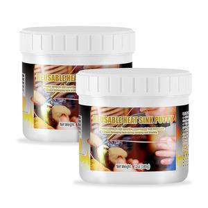 셈로스 열 차단 퍼티 병(2캔), 성형 및 재사용 가능한 솔더 단열재 점토, 안경 설치용 차단막, TXV 밸브, 방향 밸브 등 12온스