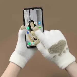 [하프클럽/]터치장갑 다용도 장갑 등산 방한 면장갑 겨울용 보온