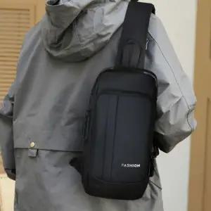 [하프클럽/]학생용 크로스 숄더백 여자 여자 남성 캐주얼 가방