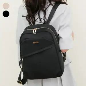 [하프클럽/]심플 가벼운 여성 백팩 데일리 대학생 회사원