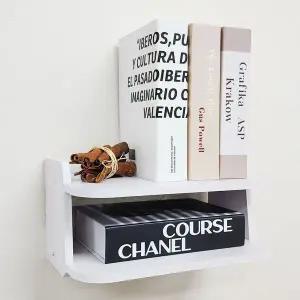 [하프클럽/]조립식 2단 선반 미니선반 벽선반 무타공 부착식 수납