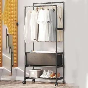 [하프클럽/]이동식 행거 선반행거 선반 옷걸이 자취선물 3단