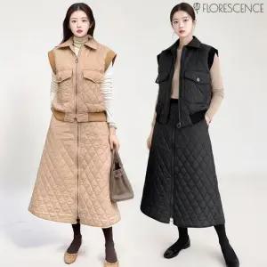 베이직포켓스커트패딩상하세트(2종)(색상선택)