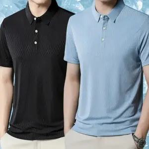 아이스 반팔 카라 여름 에어로 쿨 쿨론 남성 티셔츠