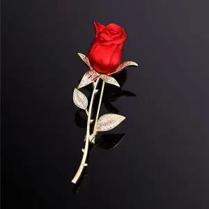 [하프클럽/]꽃 5월 카네이션 붉은 스승의날 브로치 어버이날 특선 B형