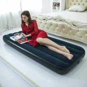 인텍스 듀라빔 에어매트+발펌프세트 싱글 그린