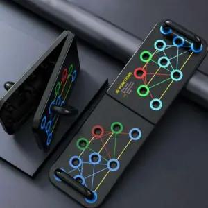 멀티 실내 실내운동기구 푸쉬업바 부위별운동 16가지운동