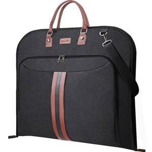 베일린 여행용 의류 가방, 남성용 여행복 옷걸이용 가방 42인치 방수 캐리어, 더플 (블랙)