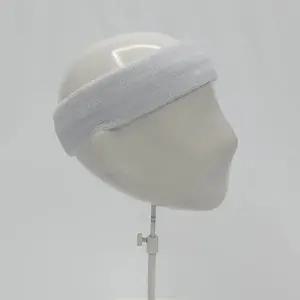 운동 스포츠 땀흡수 헤어밴드 화이트 (WFKBIMM)