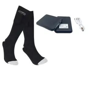 발열양말 스키 스노우보드 보드 두꺼운 스키양말 스포츠 방한 따뜻한 겨울 긴 mAh