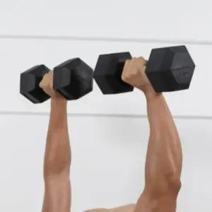 핏분 육각 아령 바벨 덤벨 헬스 웨이트 근력 4kg 2개