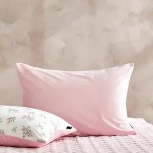 제이 극세사 핑크 베개커버(50x70cm)