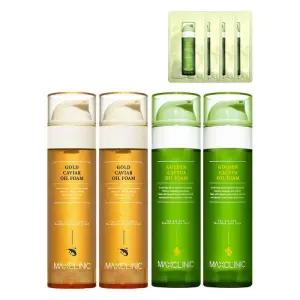 맥스클리닉 폼 클렌징 110g 골든 선인장 2개+캐비어 2개+샘플 4개