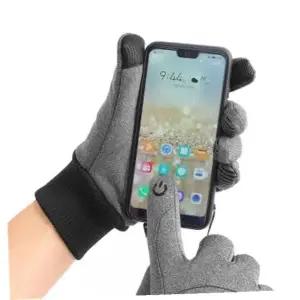 [하프클럽/]겨울방한장갑 칼릭스터치방한장갑(그레이)스포츠기모등산장갑