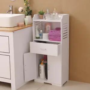 화이트 서랍장 보관 수건 화장실 캐비닛 하부장