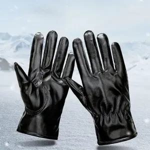 ( )겨울 터치 가성비 막장갑 기모가죽장갑(스몰사이즈)