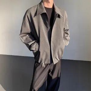 남성패션 정장 자켓 재킷 쇼트 코트 가을 겨울 루즈핏 터틀넥 DL4