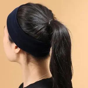 데일리머리띠 베이직 반다나 헤어밴드 네이비 심플 터번 데일리헤어밴드