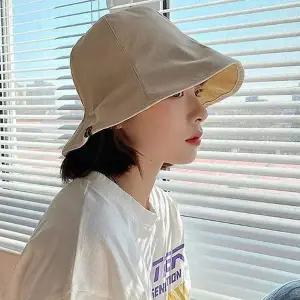 여성 뒷 밴딩 포인트 리버시블 양말 벙거지 모자