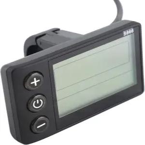 전기 자전거 스쿠터용 SASKATE S866 LCD 디스플레이 패널 24V/36V/48V E - 플러그가 있는 제어 미터