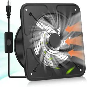 스위치가 있는 YOZON 8인치 주방 배기 팬 700CFM 차고 다락방용 백드래프트 댐퍼가 환기 작업장 창문