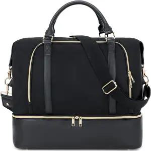 캠탑 여성 여행용 위켄더 백 오버나이트 더플 캐리온 토트백 15.6인치 노트북 컴퓨터 장착