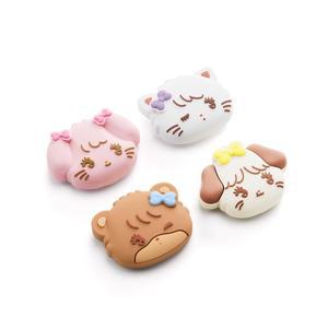 [호환품]GeekShare 실리콘 조이 콘 엄지 그립 캡 스위치 2와 호환 가능 소프트 조이스틱 커버 캡 4PCS Mikk