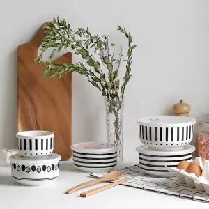 도자기 밀폐 반찬통 소 중 대 세트