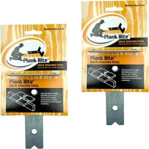 플랭크 라이트 강철 데크 간격 및 고정 도구 2팩 5-1/2인치 보드와 함께 사용 가능 처리된 목재 또는 복합