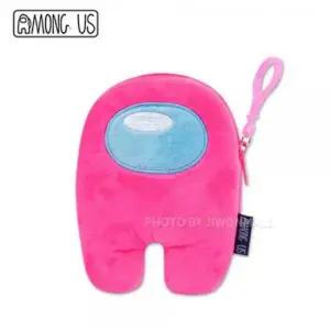 어몽어스 봉제 미니 파우치 동전지갑-핑크 지갑 아동지갑 어린이지갑 키즈지갑 캐릭터지갑