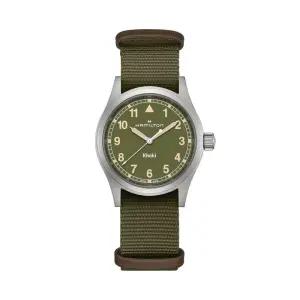 해밀턴 H69401960 카키필드 남성 나토밴드 쿼츠 38mm