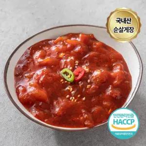 국내산 연평도 양념 순살게장 250g